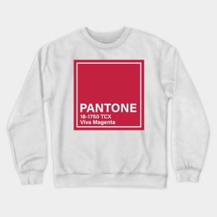 Pantone 18-1750 TCX Viva Magenta , color of the year 2023 Crewneck Sweatshirt